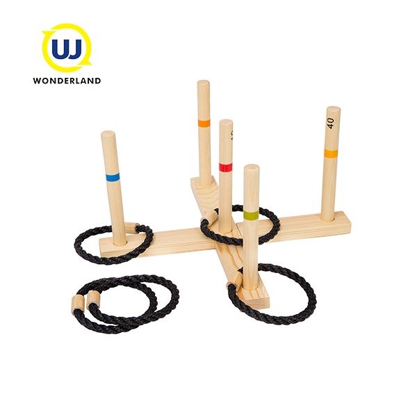 Environment Pine Wood Ring Toss Game Wholesale