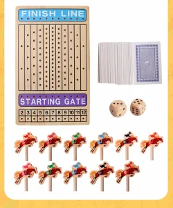 horse race board game diy